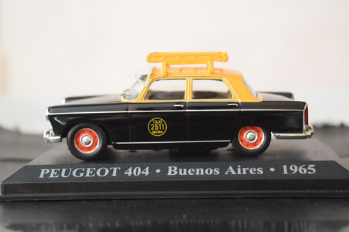 Taxi Peugeot 404 1965  Bs As Ixo Sin Caja 1/43