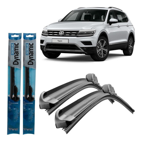 Juego Kit Escobillas Volkswagen Tiguan 2017 2018 2019