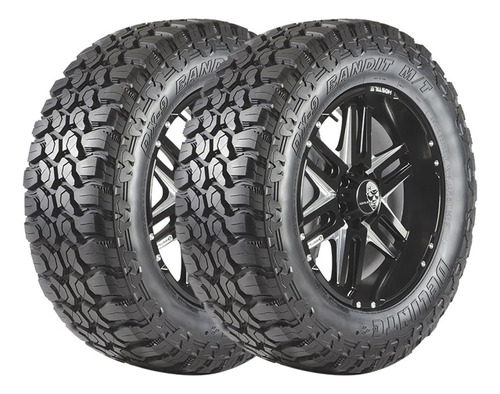 Kit 2 Pneus Delinte 285/70r17 Dx-9 Bandit M/t 10pr 121/118q