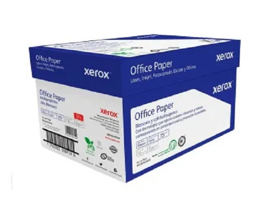 Hojas De Papel Xerox Carta 97% Blancura 10 Paq Con 500 Pzas 