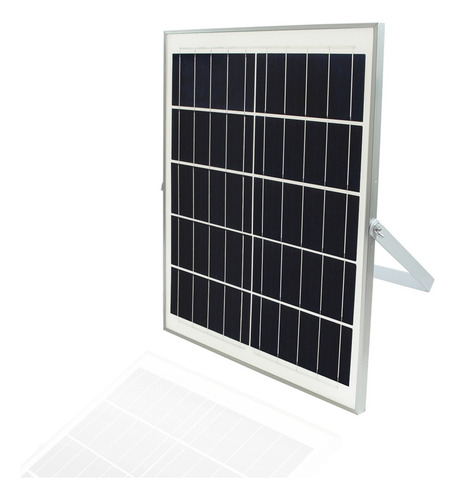 2 Reflectores Led 300w Luz Blanca Con Panel Solar Ip65 Negro Blanco Frío