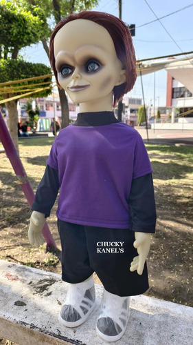 Muñeco Glen Hijo De Chucky Cuerpo Vinil De 67 Con Sonido