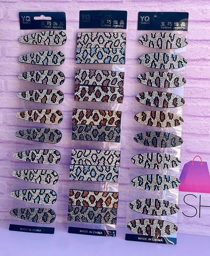 Ganchos Para Cabello Con Pedrería