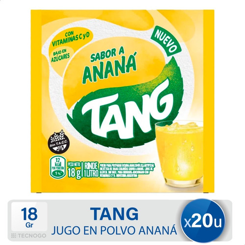 Jugo Tang Anana Sin Tacc Bajo En Azucares - Caja X20u