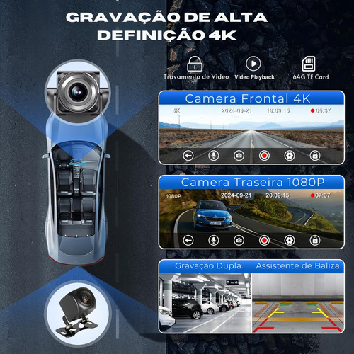 Multimídia Central Smart 10 Polegadas Carplay Wifi Bluetooth