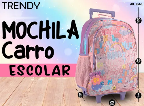 Mochila con carrito nena clearance