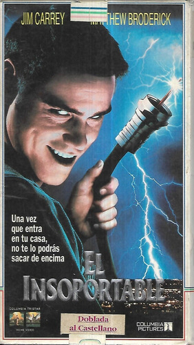 El Insoportable Jim Carrey Matthew Broderick Castellano Vhs