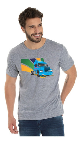 Imagem 2 de 4 de Camiseta Para Caminhoneiro - Scania 113h