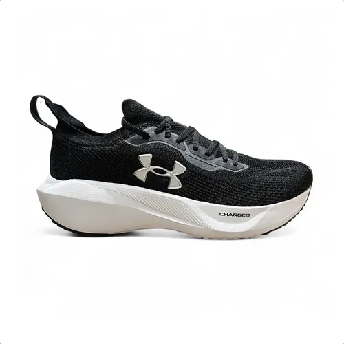 Tênis Masculino Corrida Conforto Leve Under Armour Slight  Black/white/metalsilver 41