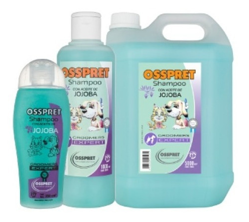 Shampoo Con Aceite De Jojoba. Osspret. Perros/gatos. 5l