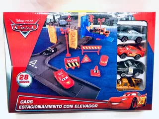 7 Pista Autopista Cars Carro Chica Rayo Juguete Mayoreo