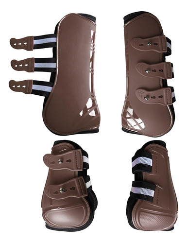 Botas Protectoras De Neopreno Delantero + Trasero Marrón Xl