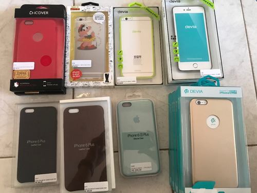 Lote 19 Capas Novas Para iPhone 6/6s Plus