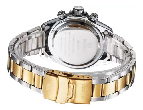 Relógio Masculino Weide Bicolor Wh3309g-1c