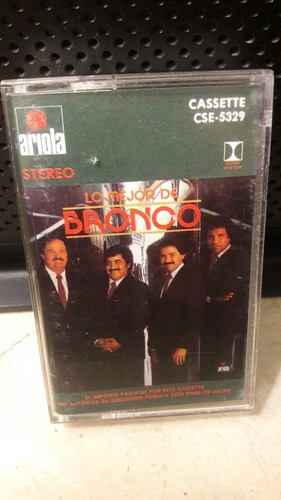 Bronco / Lo Mejor De / Cassette Original (Usado)