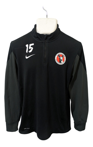 Chamarra Xolos De Tijuana Medio Cierre Original 2015/2016 S (Usado)