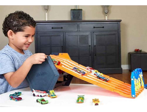Track Set Hot Wheels Roll Out Raceway Con 1 Coche Para Niños