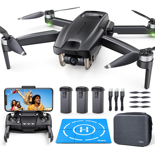 Ruko Drone Gps Con Camara 4k Para Adultos, 90 Minutos De Vue
