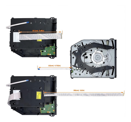 Lectora Completa Para Sony Ps4 Cuh1215 Dvd Rom Drive Bluray