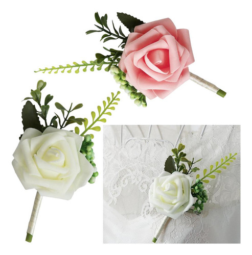 10xpe Ramilletes De Flores De Rosas Artificiales Y