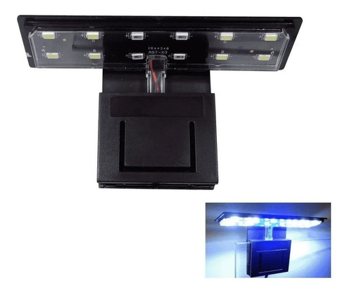 Luminária Led Soma X3 Preta 5w Branco/azul
