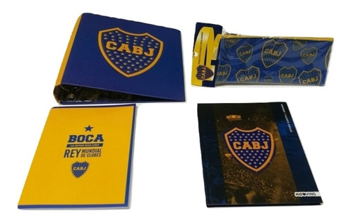 Merchandising Oficial De Boca Juniors Set Para El Colegio