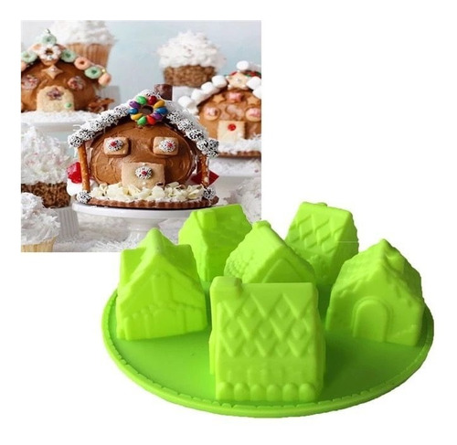 Molde De Silicona Para Jabón Y Chocolate, Diseño Navidad!!