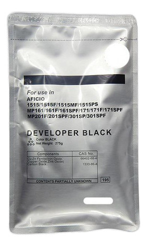 Revelador Compatible Con Ricoh Aficio 1515 Mp 161 171 201