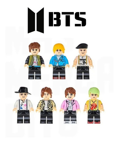 Bts K-pop Bt21 Figuras Coleccionables Kit De 7