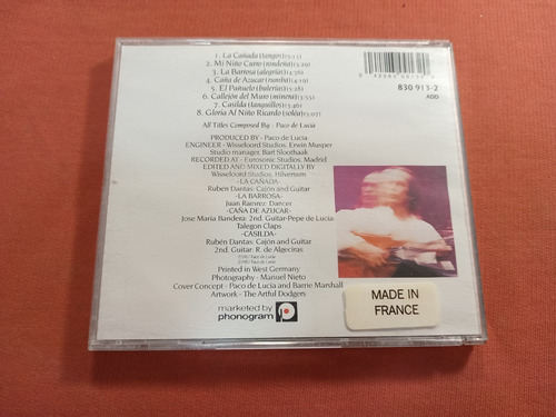 Paco De Lucia / Siroco / Made In France B17 (Usado)