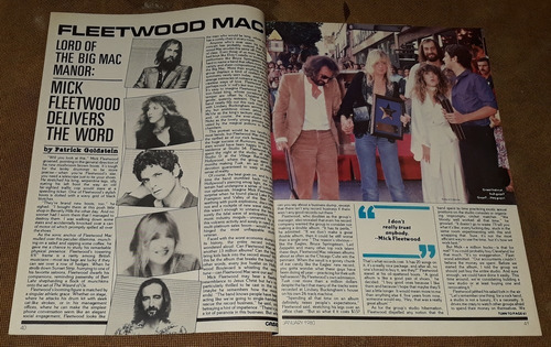 Stevie Nicks E Fleetwood Mac _ Muitos Recortes Originais