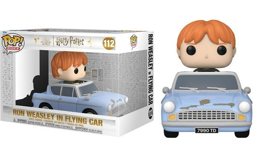 Funko Pop! Deluxe: Harry Potter - Ron With Flying Car #112