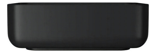 Bacha Deca Slim De Apoyo Rectangular 40x30 L.13040.94 Porcelana Negro Mate