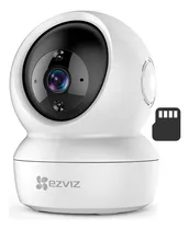 Comprar Ezviz C6n 64gb, Cámara de Seguridad WIFI 2MP 1080P FULLHD 360° PT, con memoria MicroSd, Color Blanco