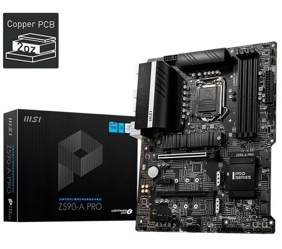 Motherboard Msi Z590-a Pro 11va Gen S1200 Intel Ddr4 Acuario