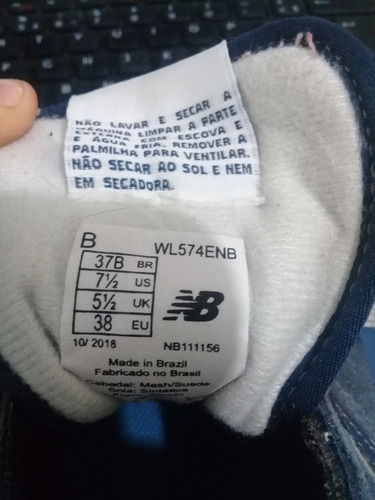 Tênis New Balance- Original- Modelo 574 Classic- 37 Seminovo