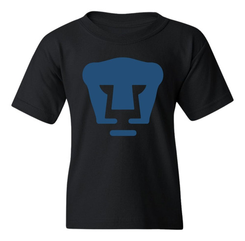 Playera Deportiva Niño Niña Pumas Unam Logo Azul