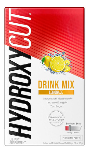 Hydroxycut Drink Mix Suplementos Para Bajar De Peso, Limonad