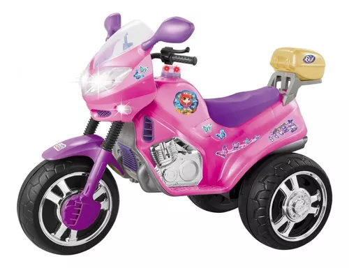 Moto Elétrica Infantil Princesas Disney Rosa 2438 Bandeirante