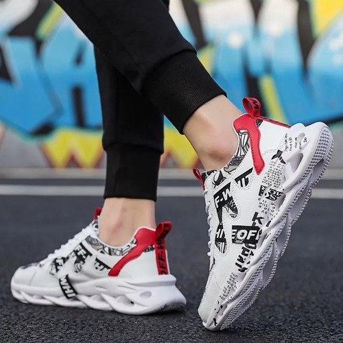 A Zapatillas De Tenis Para Correr De Moda Ligera Para Hombre