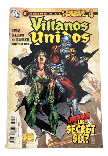 Comic Dc: Camino A La Crisis Infinita #4. Editorial Sd.