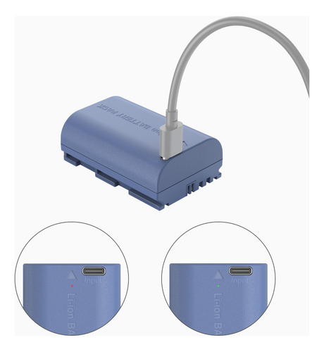 Bateria Recarregável Smallrig Para Câmera Lp-e6nh Usb-c