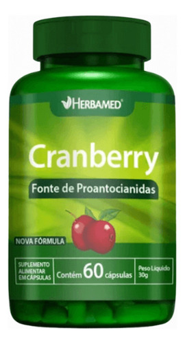 Kit Cranberry C/180 Cáps - Herbamed Sem Sabor