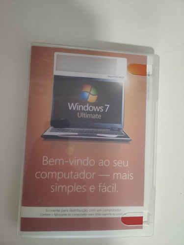 Box Dvd Microsoft Windows 7 Professional 32 Bits Original