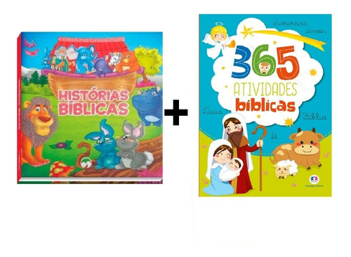 Kit Biblico Historias + 365 Atividades (2 Livros)