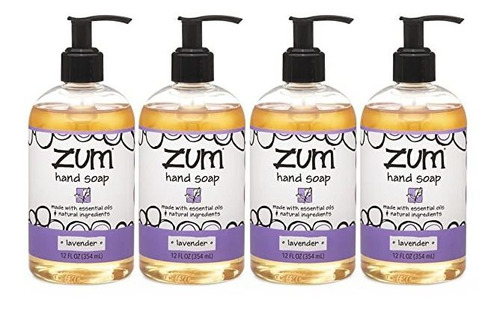 Zum Jabón De Manos - Lavanda - 12 Fl Oz (paquete De 4)