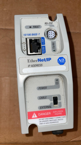 Módulo De Interfaz Ethernet Allen Bradley 1761-net-eni (Usado)