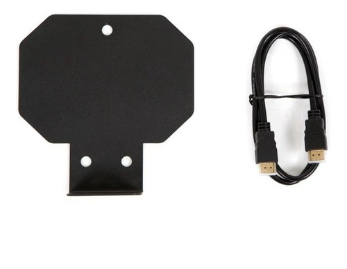 Soporte Fijo Pared Tvf-2256 C/cable Hdmi Charola Peerless Color Negro
