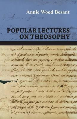 Libro Popular Lectures On Theosophy - Annie Wood Besant