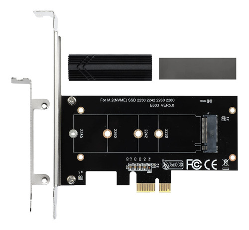 Actimed Nvme Pcie Adapter M.2 Ssd Pci-e Potente Disipacion